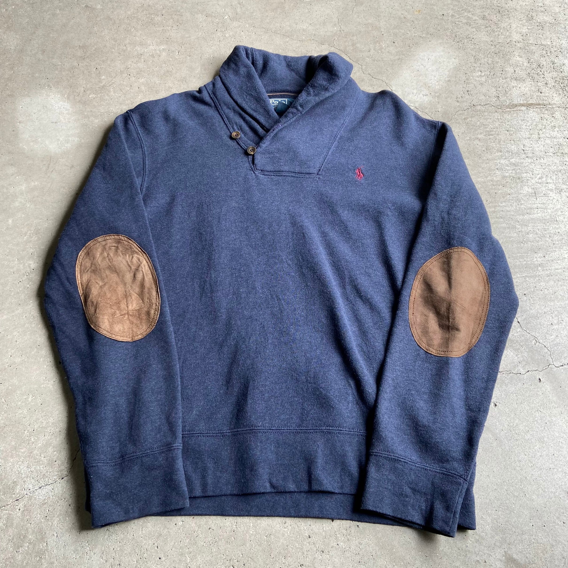 90's ポロバイラルフローレン　ポニー刺繍　ラインデザイン　ラガーシャツ ポロバイラルフローレン 90s 半袖ラガーシャツ ポニー刺