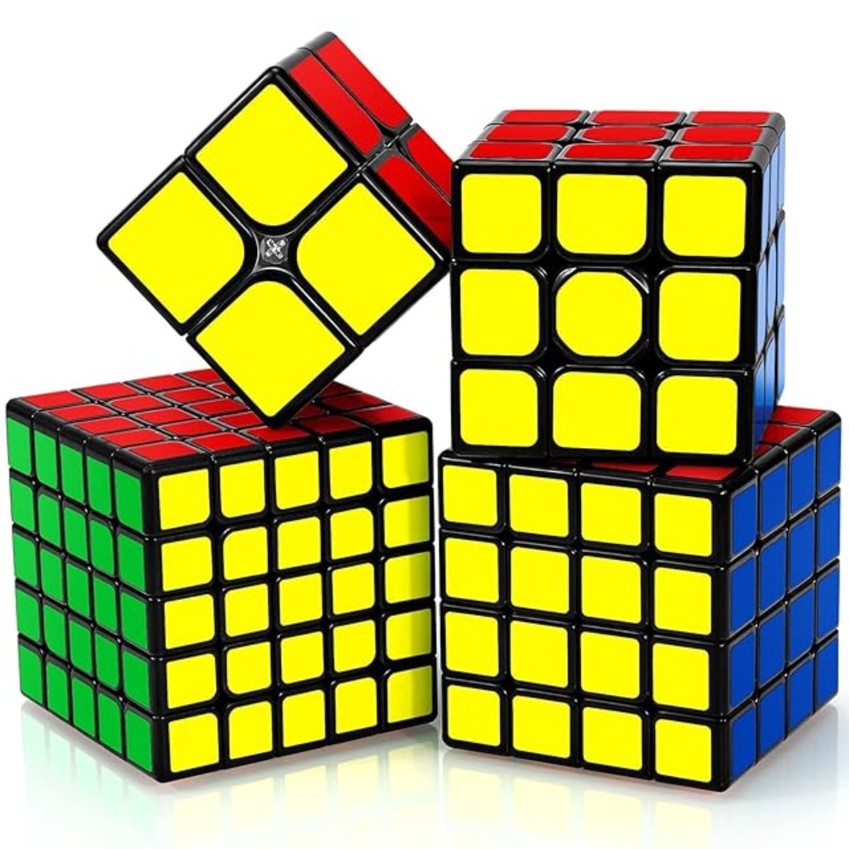 QiYi マジックキューブ Magic Cube [2022最新] 魔方 3x3 競技用 立体パズル ポップ防止 世界基準配色 ver4.0 ...