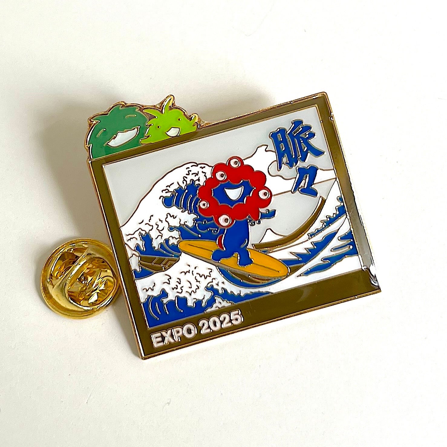 ミャクミャク【モリゾー・キッコロ】ピンバッジ 関西万博☆大阪 EXPO2025ミャクミャク【モリゾー・キッコロ