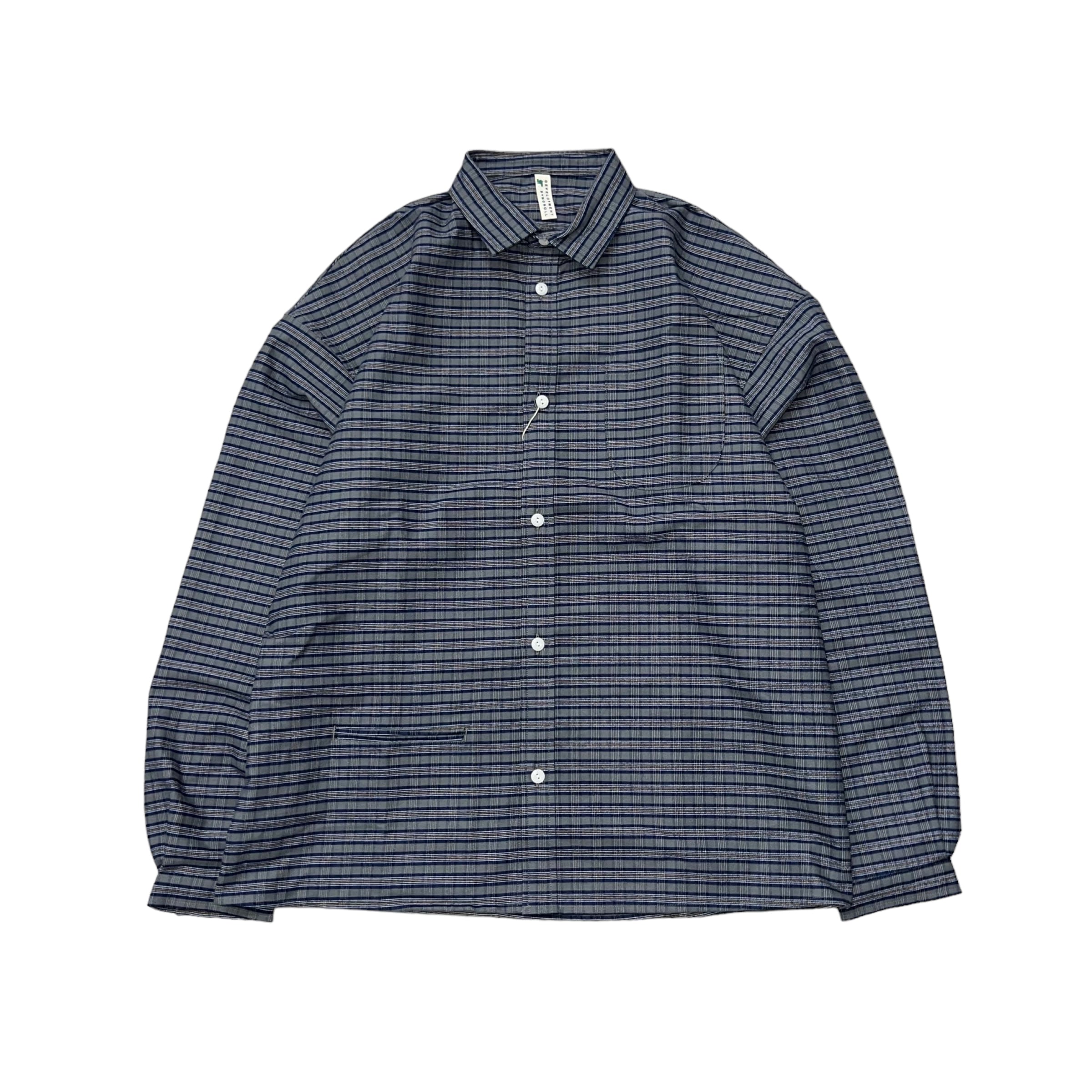 NOROLL / NORMAL L/S SHIRT GREY | THE NEWAGE CLUB