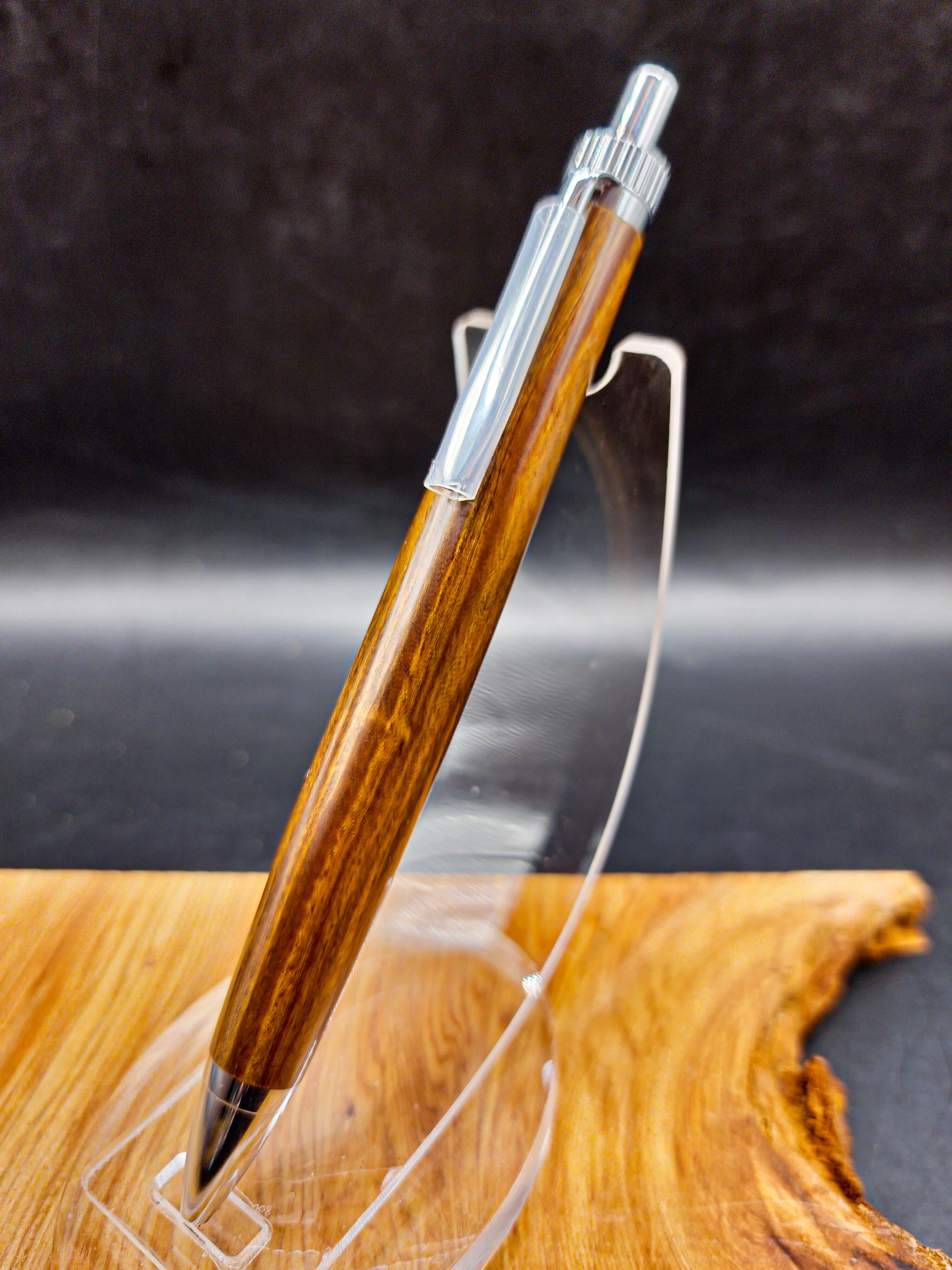 ⑤☆刃物仕上げ(削りっぱなし)☆ 【軸のみ】 黒柿 KATO201/202 | sokoharo