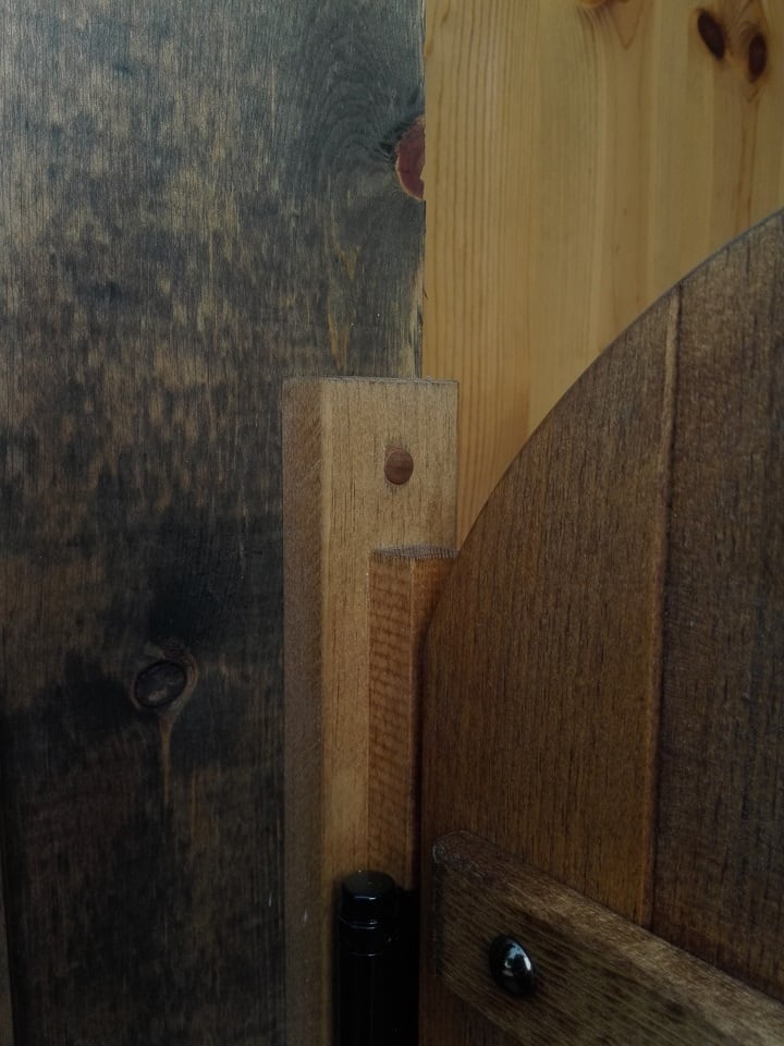 2枚扉＞スタックスタイル スイングドア ウエスタンドア 間口に合わせて