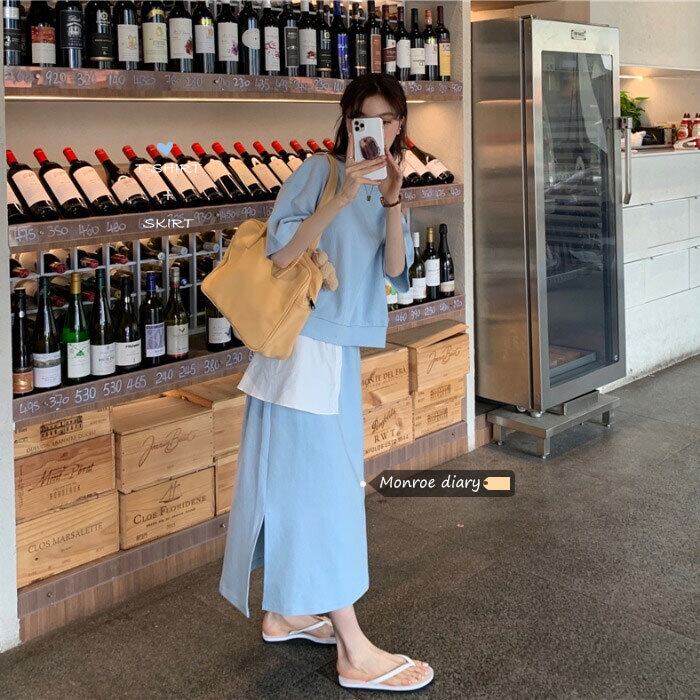 スカート サマーカジュアルセーター 大人ガーリー スウィート キュート 夏物 モンロー71749879149