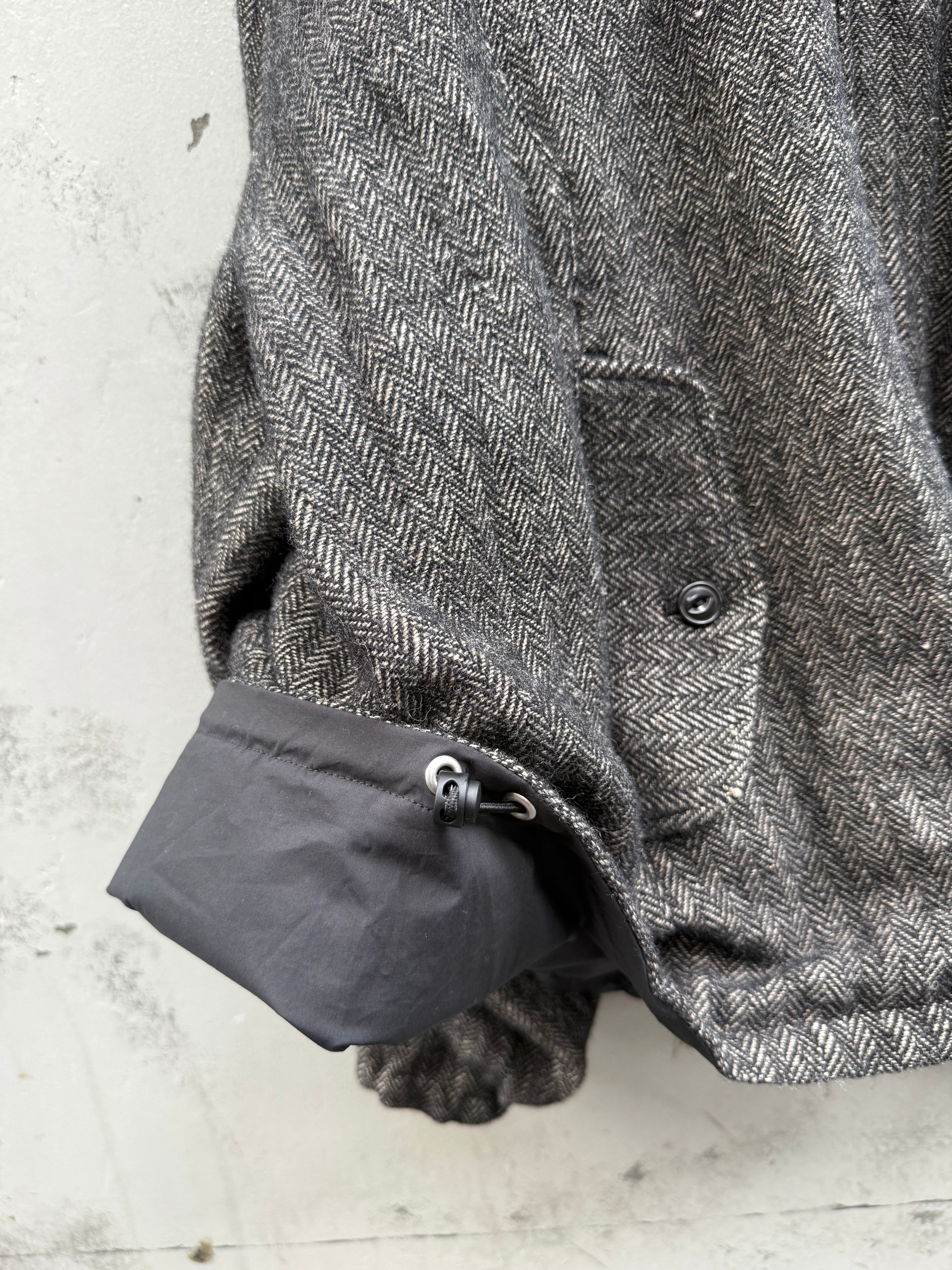 VOAAOV』WOOL LINEN HERRINGBONE Blouson | SUKIKIRAI