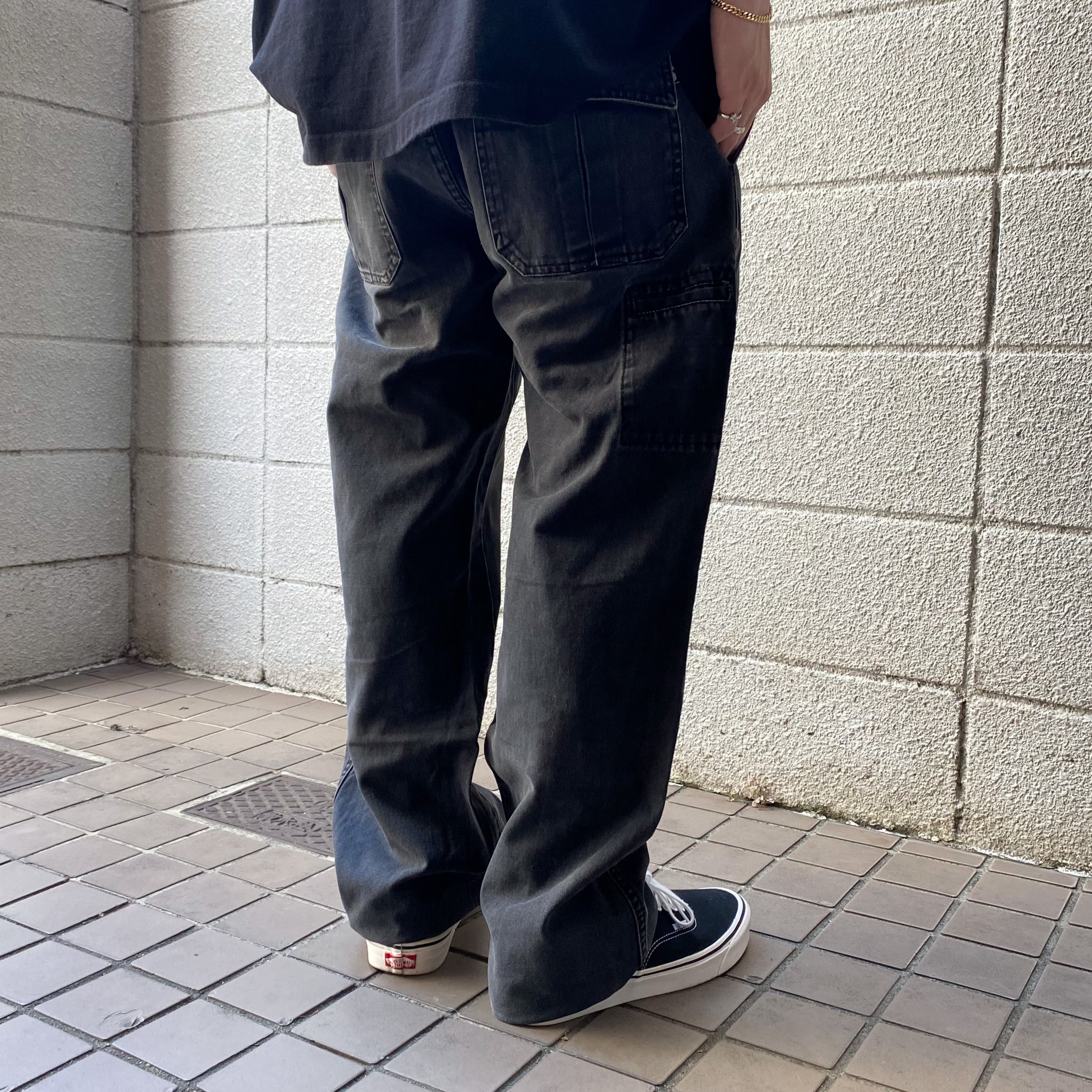 90-00's Stussy Authentic Black Denim Pants W31 / ステューシー オーセンティック ブラックデニム  パンツ 古着 ヴィンテージ