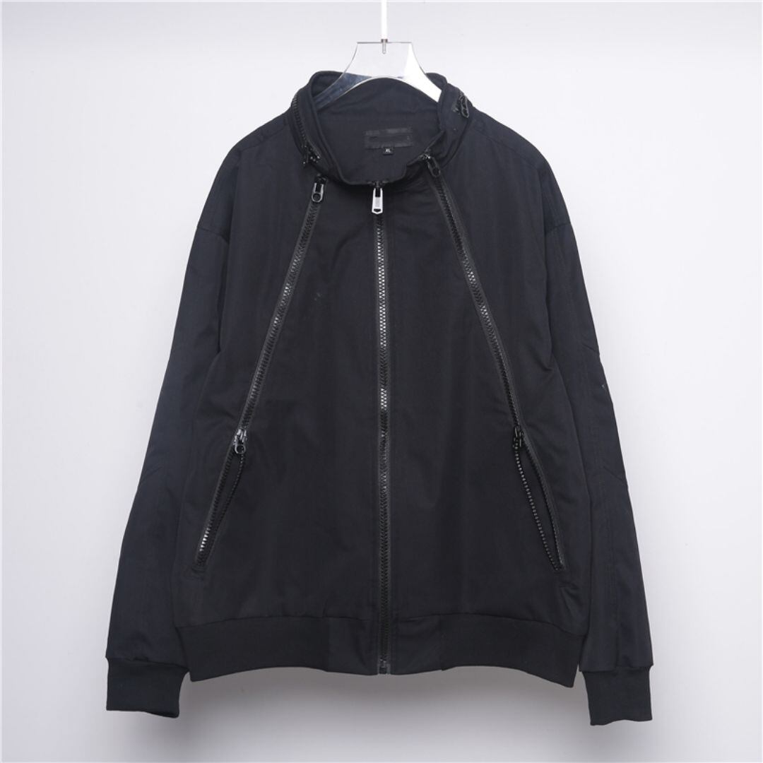 Stitching High Neck Waza-style Jacket