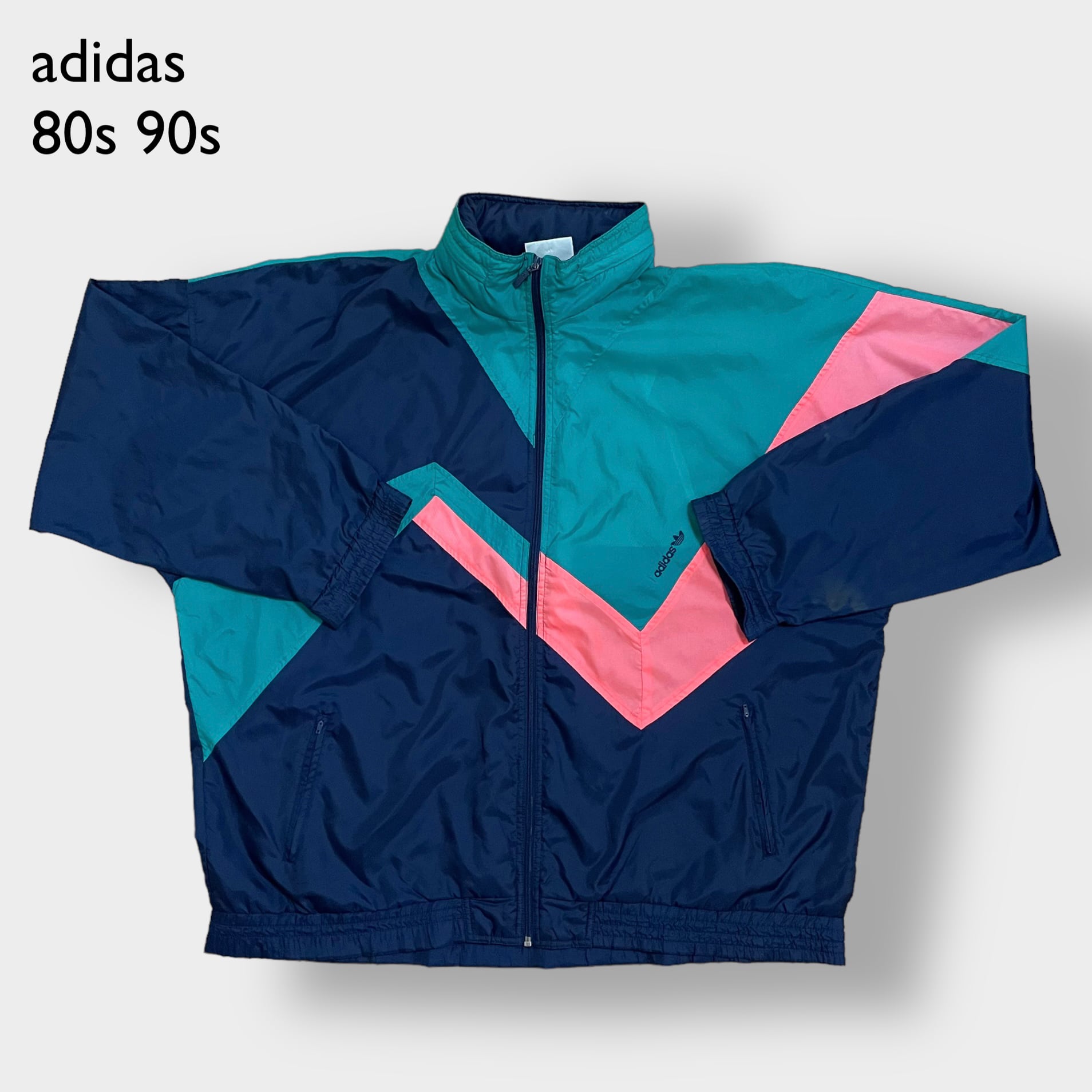 adidas】80s 90s ジャケット ジャンパー ブルゾン XL ビッグシルエット ...