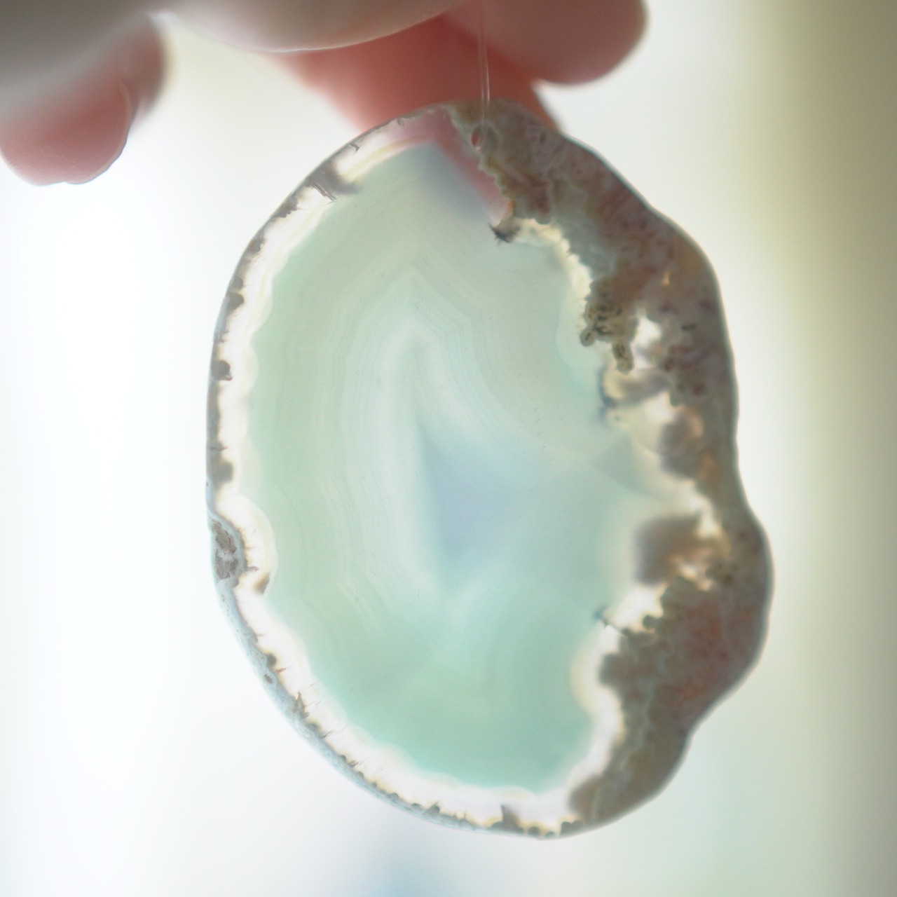 Sunny River - アゲートヒーリングチャイム / Agate Sun Catcher Wind Chime 536