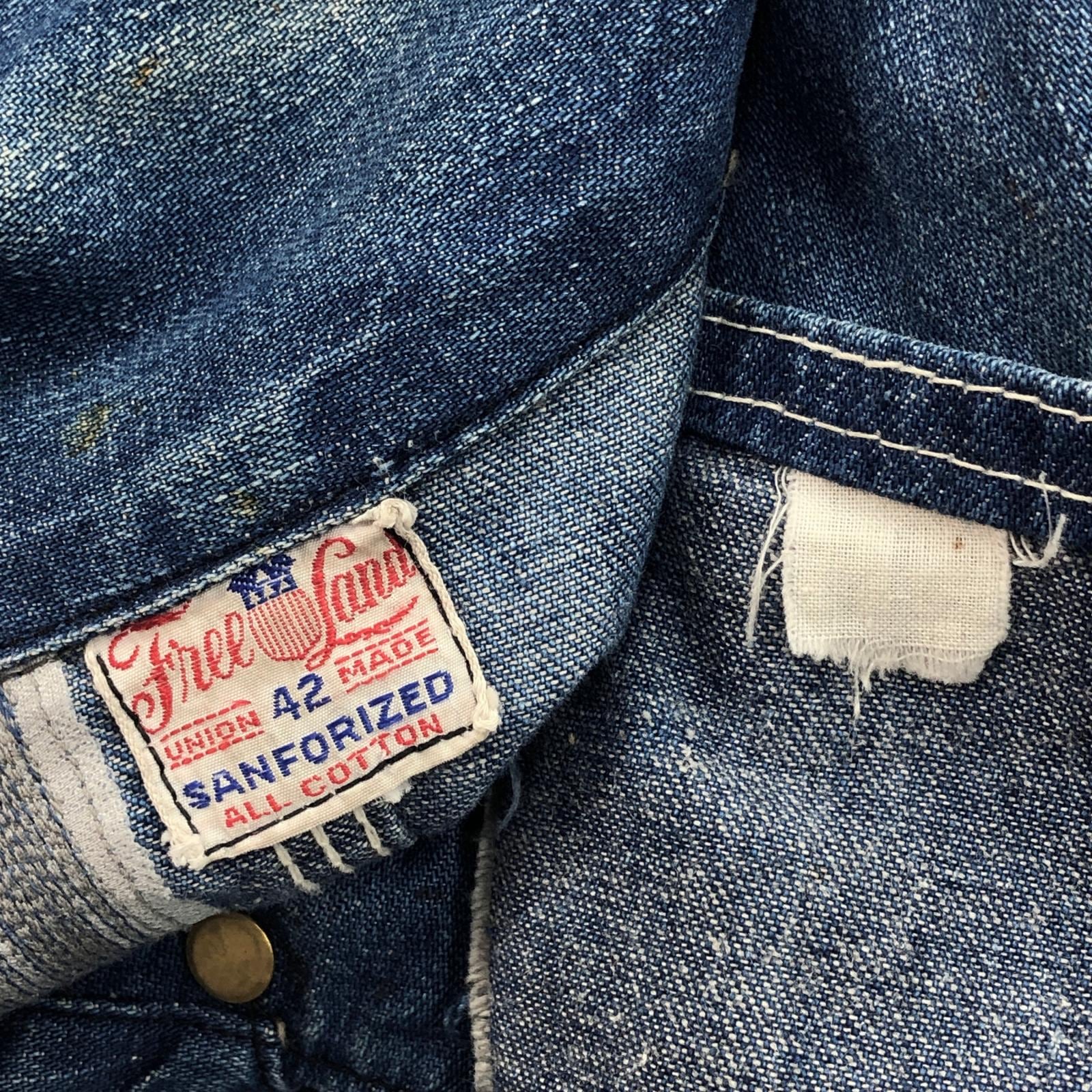 FREELAND フリーランド 40年代 USA製 デニム カバーオール ワーク