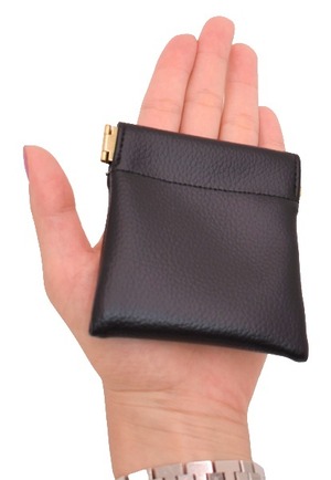 [Adorer] バネ口 小物入れ 携帯ミニ ケース (ホワイト) アクセサリー コインケース 工房 手作り 日本製 エコパッケージ MX-0019-178