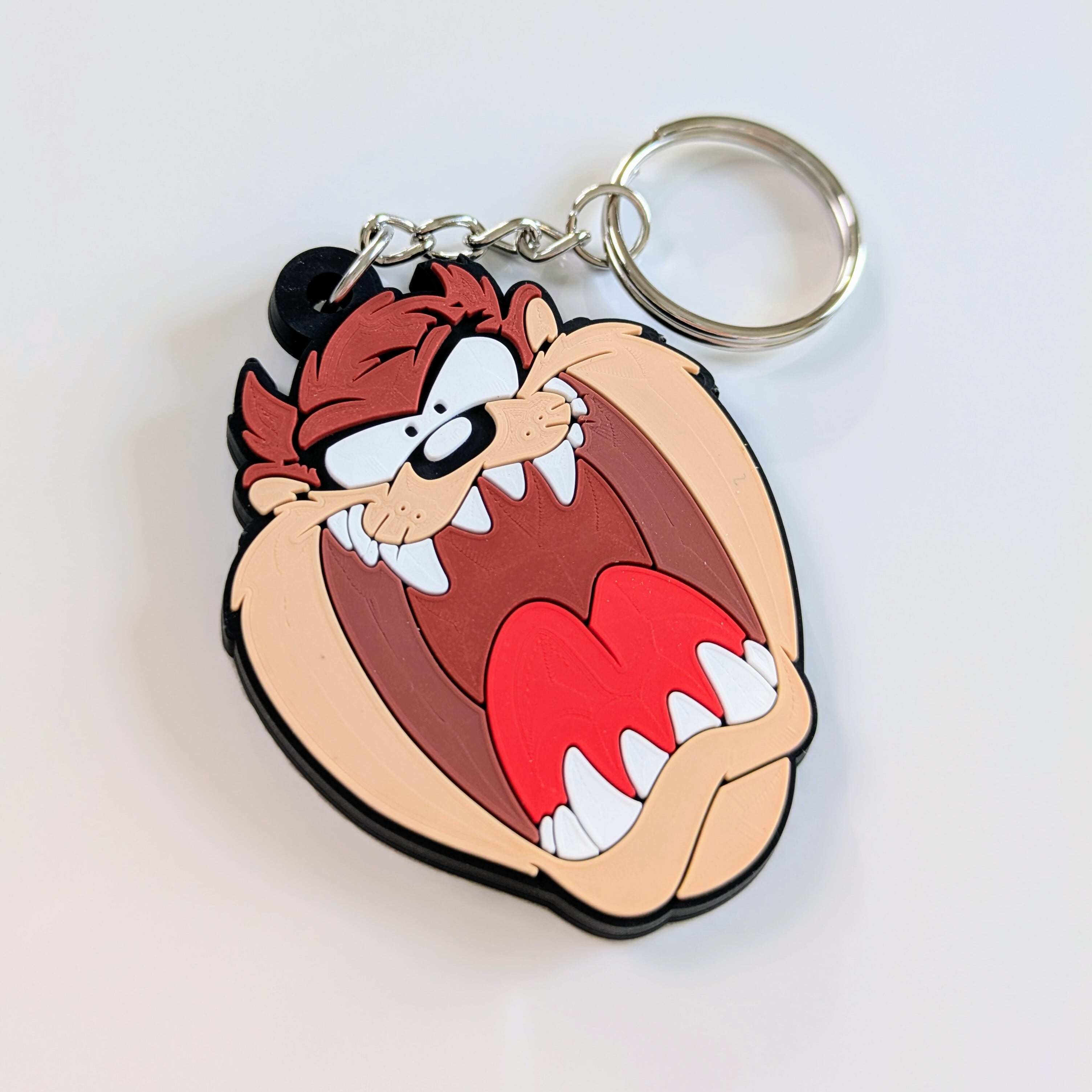 送料無料！ ★ラバーキーホルダー★ 【 Tasmanian Devil / ダズマニアンデビル 】 〘213〙〚アメリカン雑貨 アメトイ〛