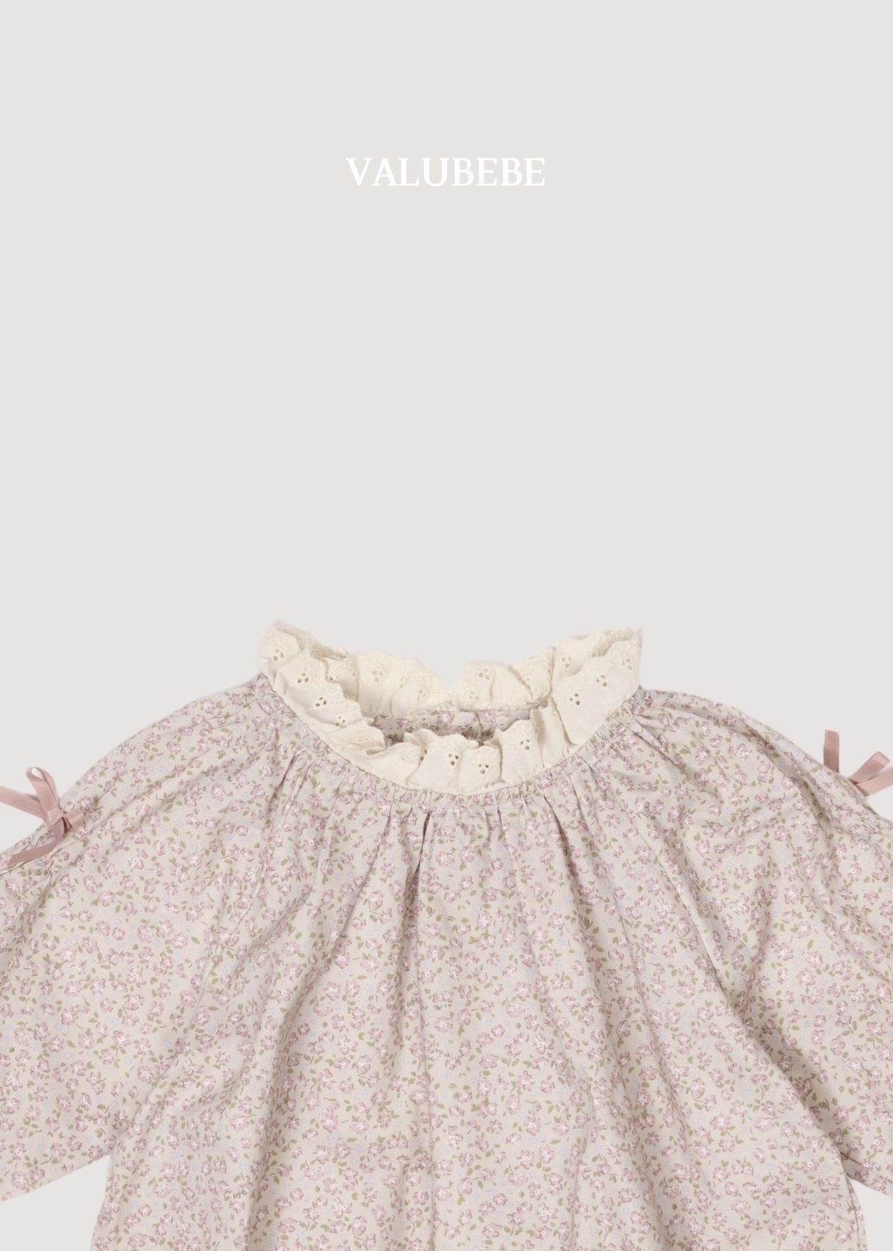 送料無料【予約】/ フラワーリボンロンパース / valubebe