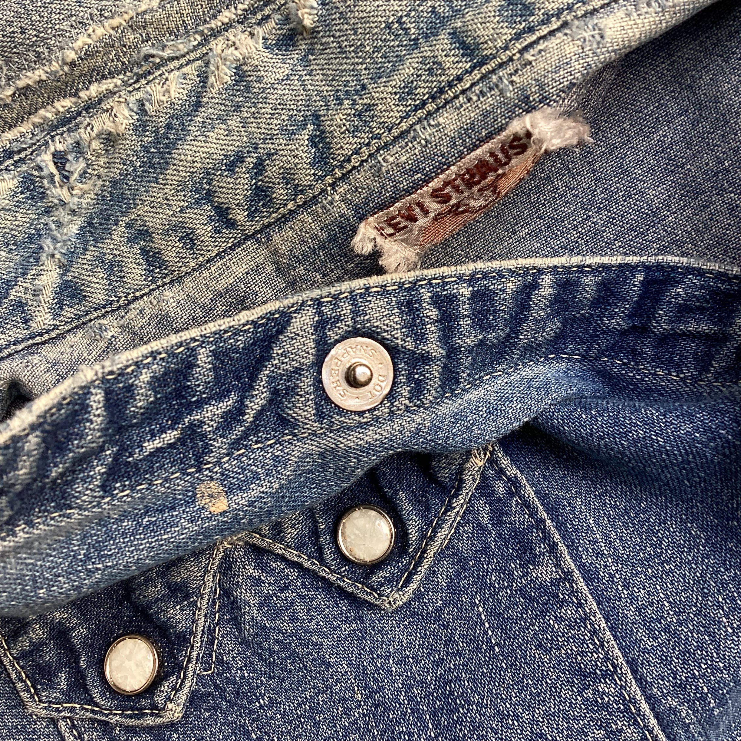 VTG Levis 40s 50s ショートホーン タグ デニム ウェスタン VTG Levis 40s 50s ショートホーン タグ デニム ウェスタン