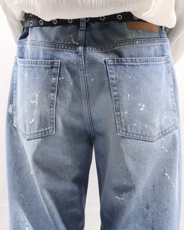 【26ss/ROLDSKOV】painted bootcut denim