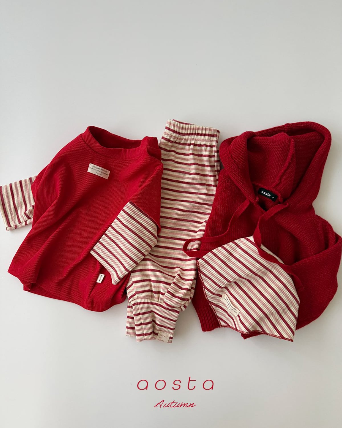 送料無料【予約】/ クレヨンTシャツ / aosta