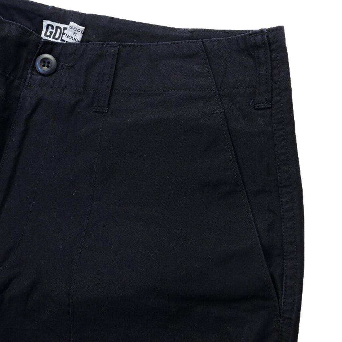 GOODENOUGH グッドイナフ 00年代 センターシームパンツ 黒 Size【S 