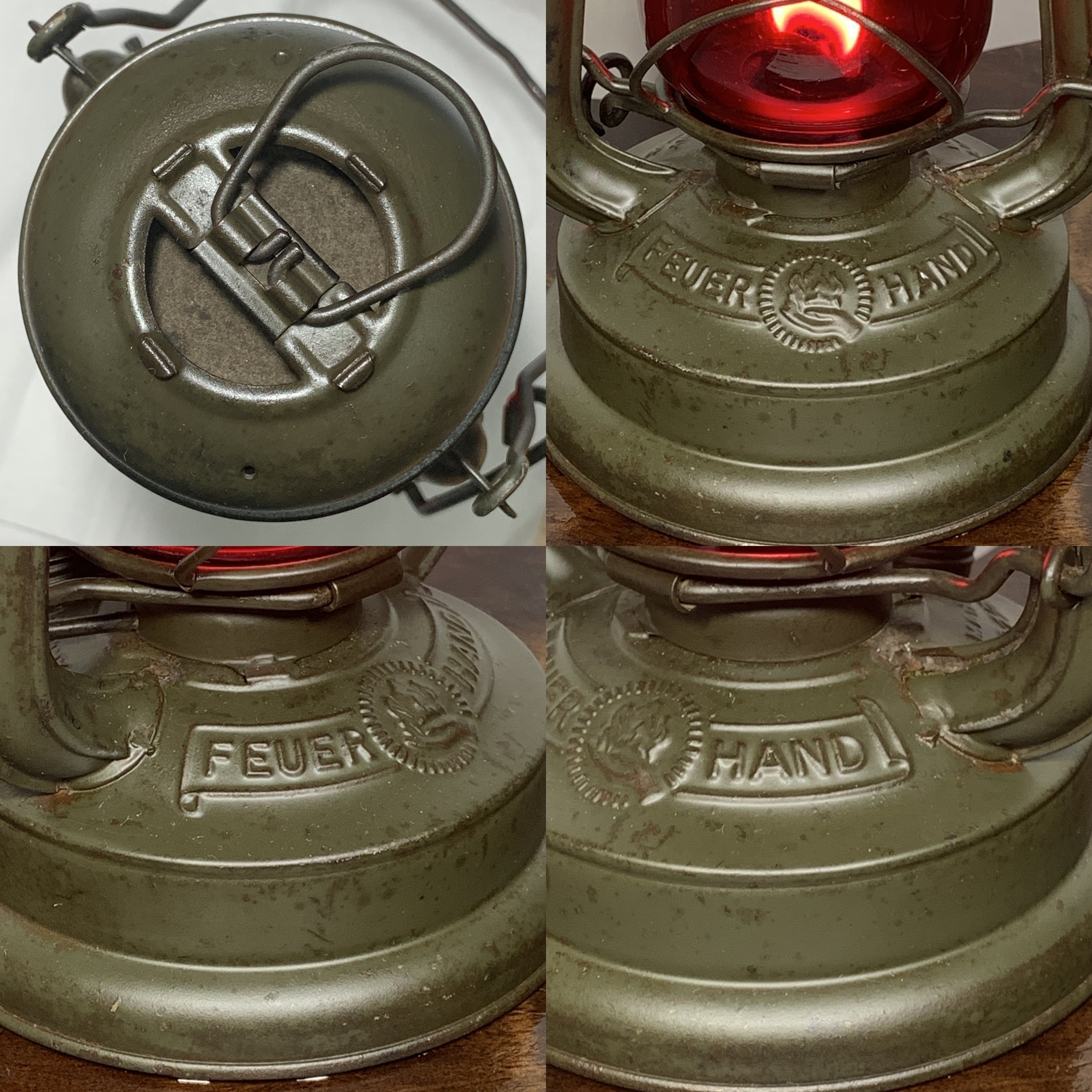 Feuerhand 176e 純正 イエローオリーブ JENA レッド グローブ