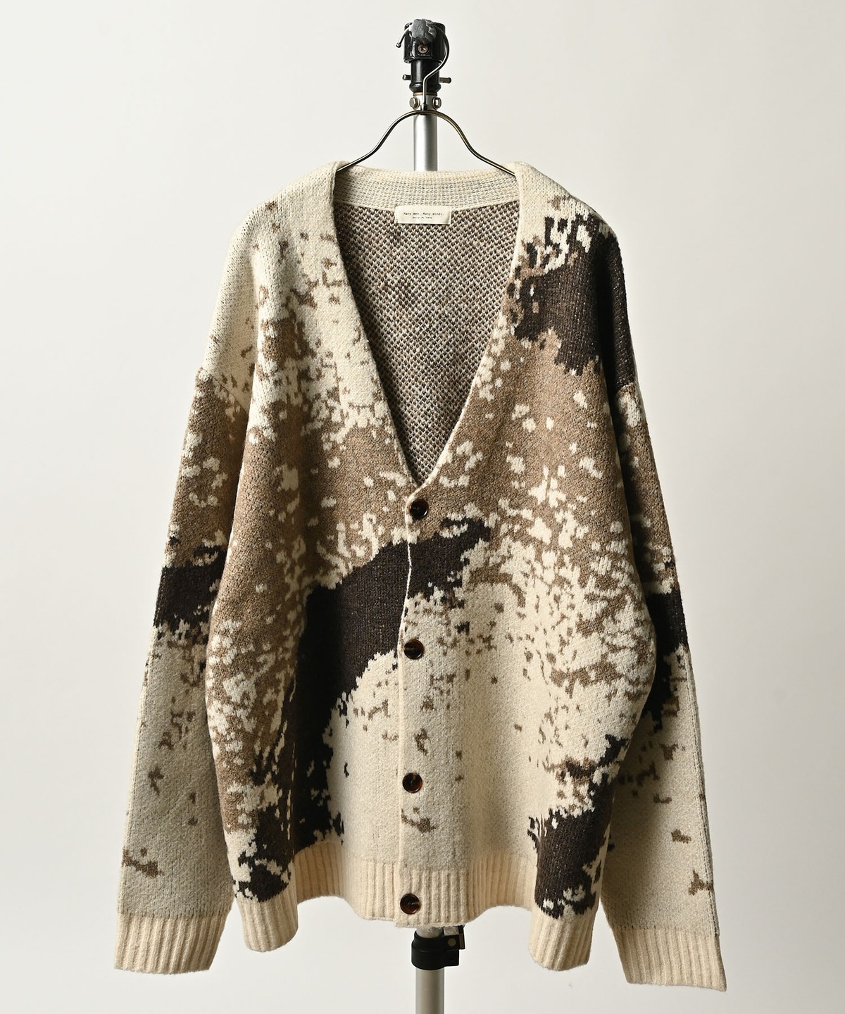 MOHAIR TOUCH CARDIGAN / モヘア タッチ GRN M UNIVERD72 ユニバード 