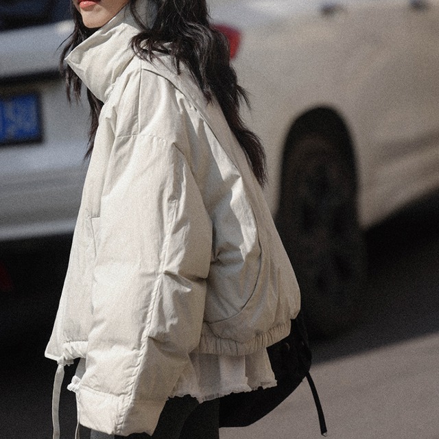 stand collar padded jacket　J00165