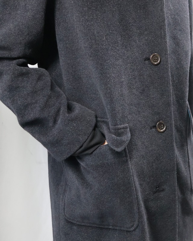 【00s Paul Smith】fur collar wool long coat