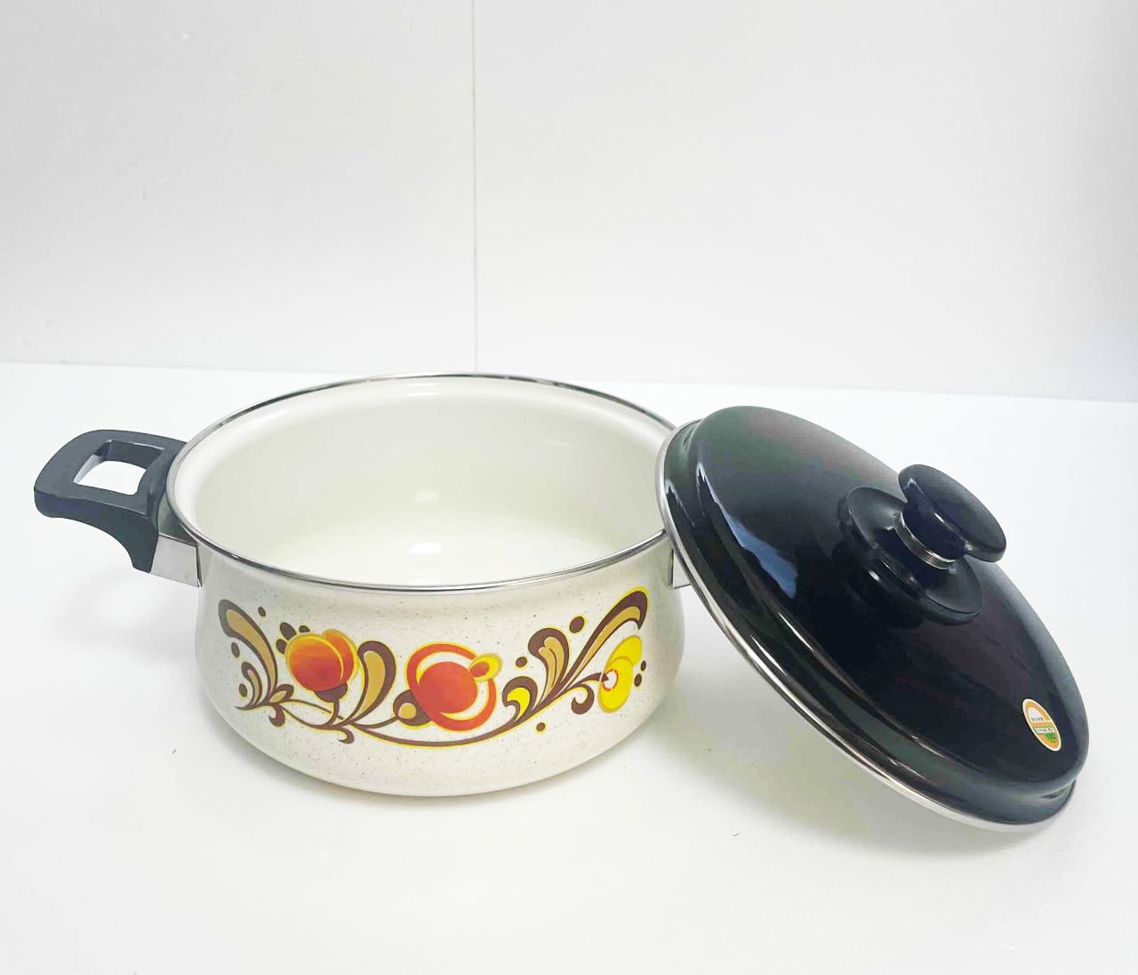 レトロ　鍋 昭和レトロ ホーロー両手鍋 /21㎝【Z-K6616】 | 六感堂 －昭和レトロ