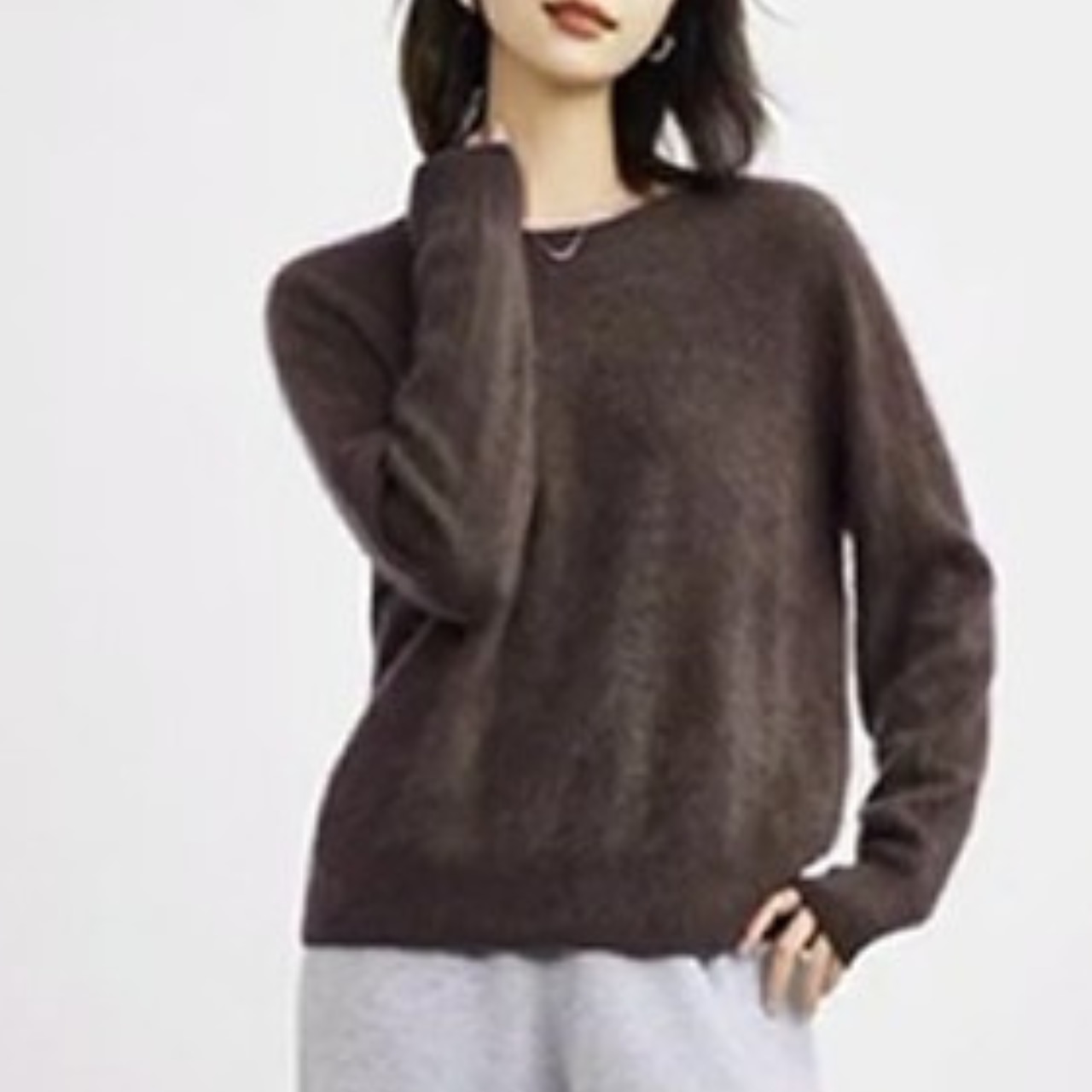 丸首 ニットプルオーバー 　全8色　 00053