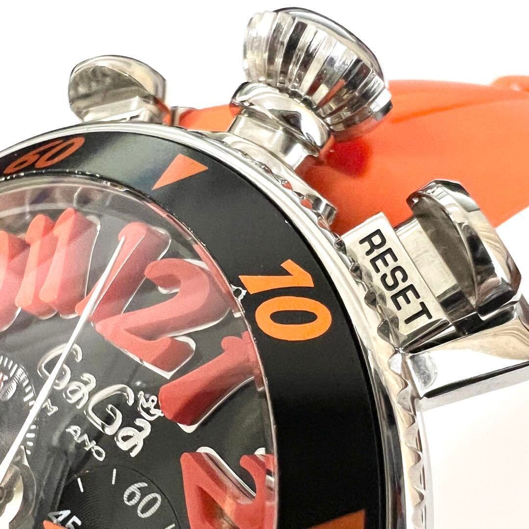 48mmケース】ガガミラノ GaGa MILANO メンズ 時計 腕時計 クロノグラフ