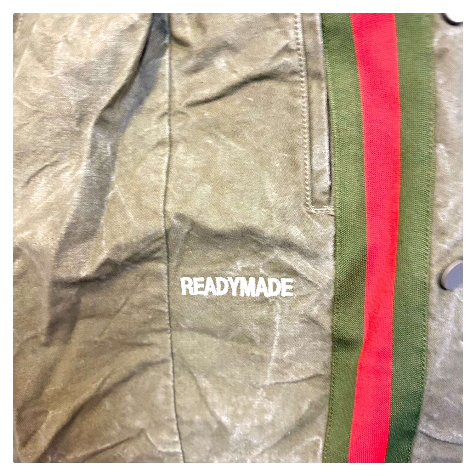 READYMADE】レディメイド SIDE SNAP TRACK PANTS サイドライン