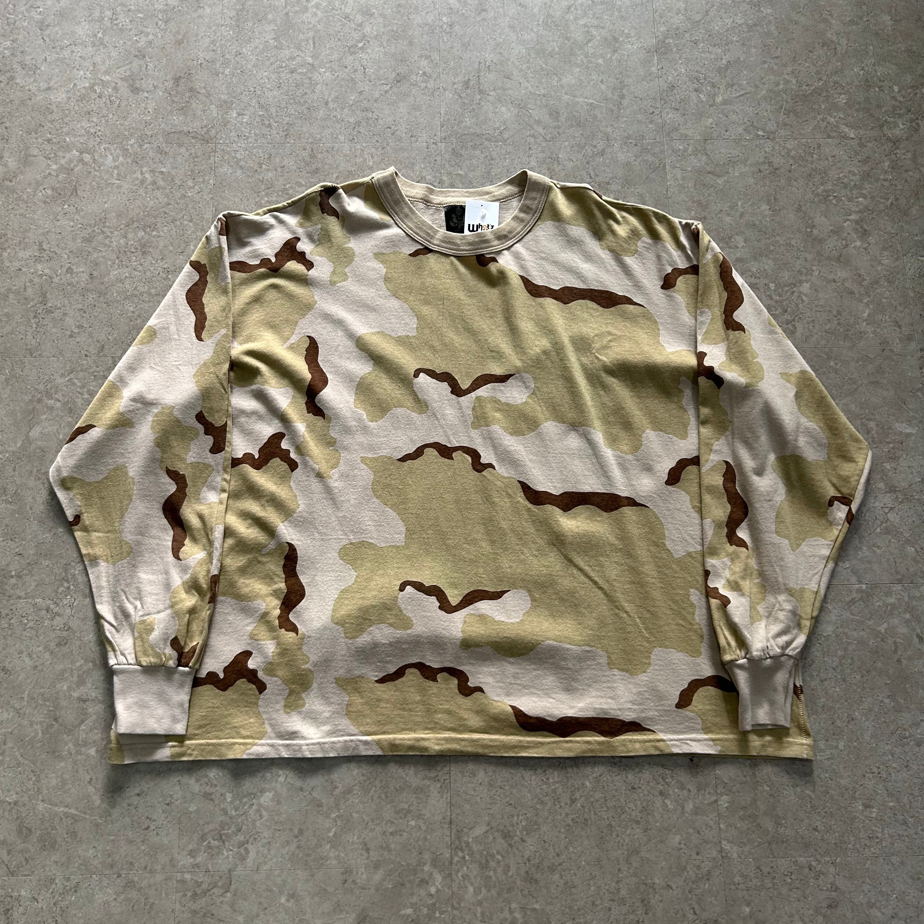 4XL!! unknown desert camouflage L/S T-shirt【仙台店】