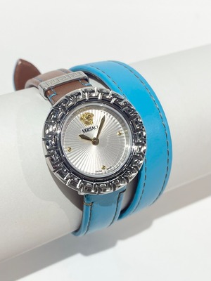 VERSACE ヴェルサーチェ レディース 替えベルト付き 腕時計 ラ・グレカ VE8C00324