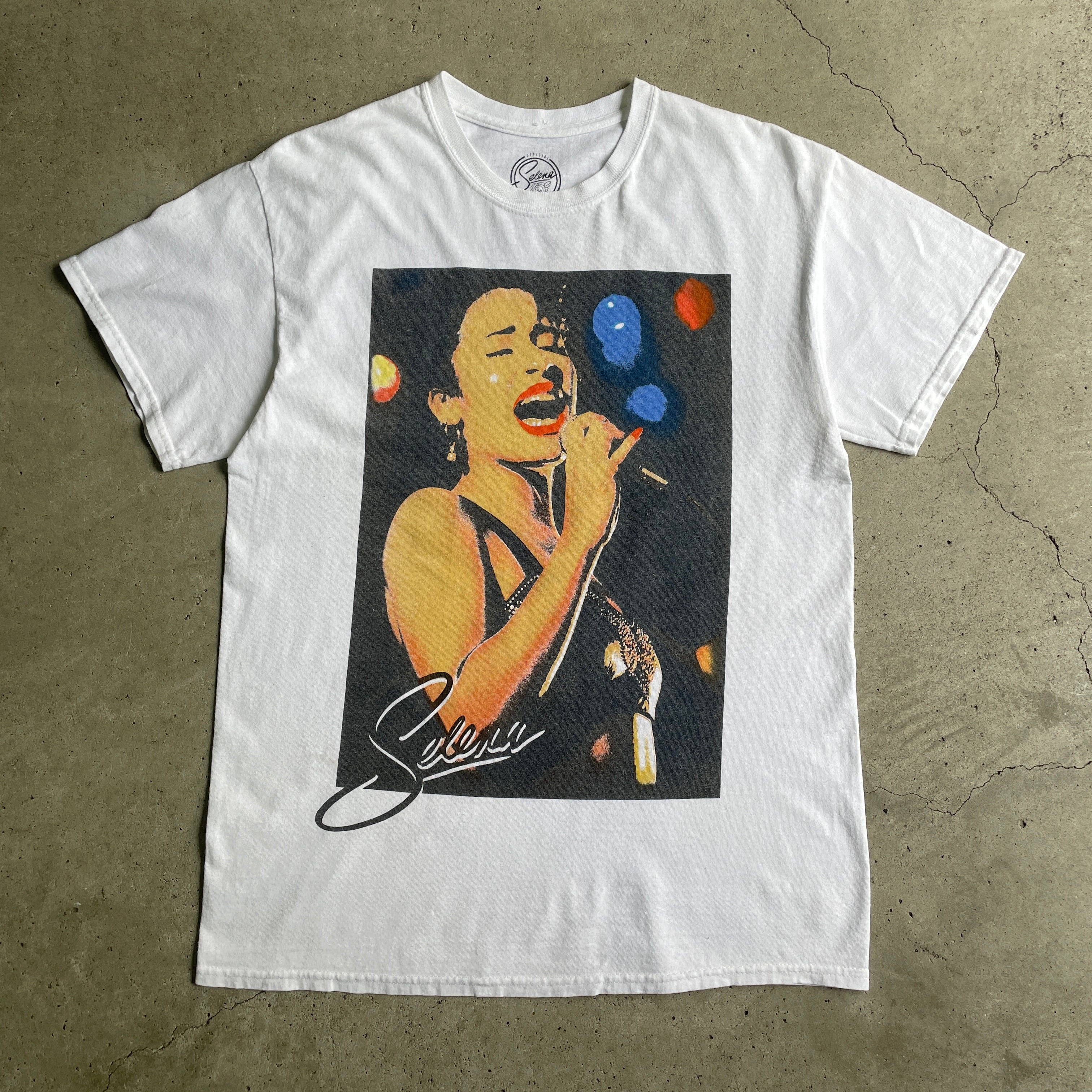 90年代 SELENA セレーナ 追悼 バンドTシャツ バンT メンズL ヴィンテージ /evb000820