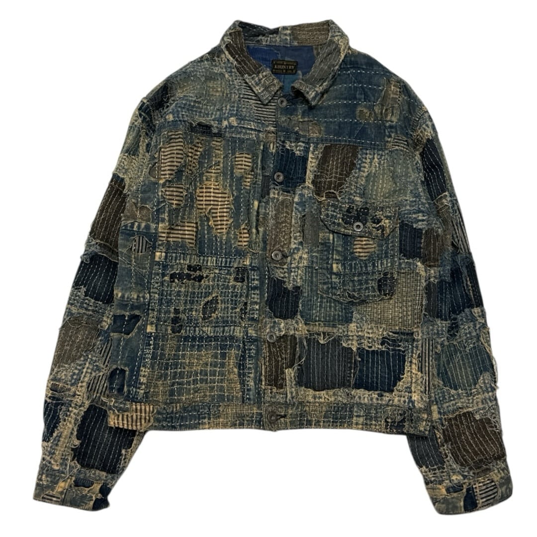 KAPITAL (キャピタル) 16/-度詰め天竺ベースボールシャツBONE KAPITAL (キャピタル) 16/-度詰め天竺ベースボールシャツ（BONE) s.t.c