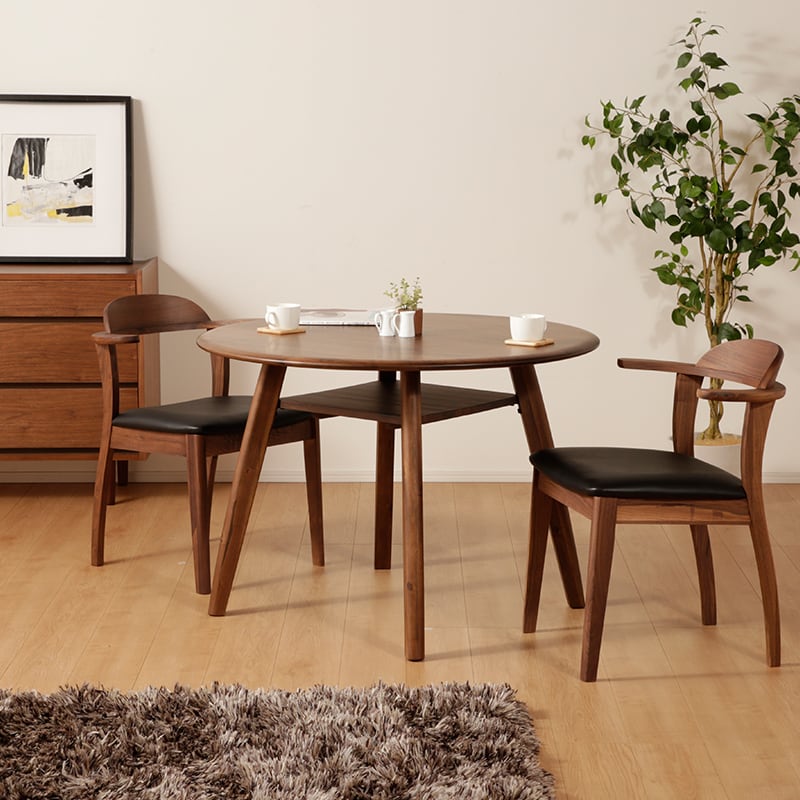 レトロ】コスガラウンドダイニングテーブル丸テーブル