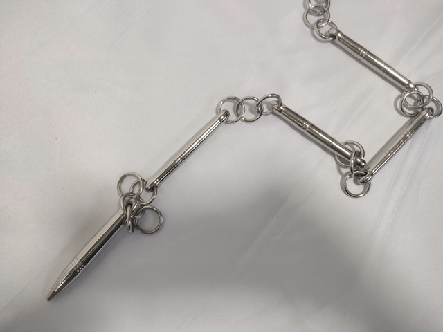 九節棍 鉄製 武具レプリカ 太極拳演武用