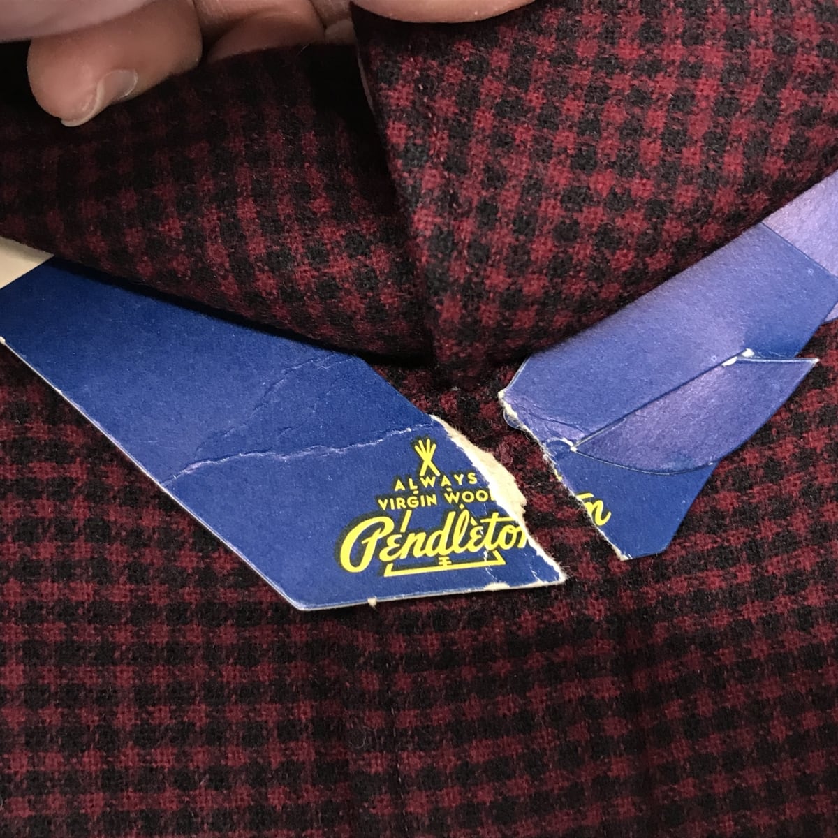 PENDLETON ペンドルトン 50年代 デッドストック USA製 タグ付き ピン ...