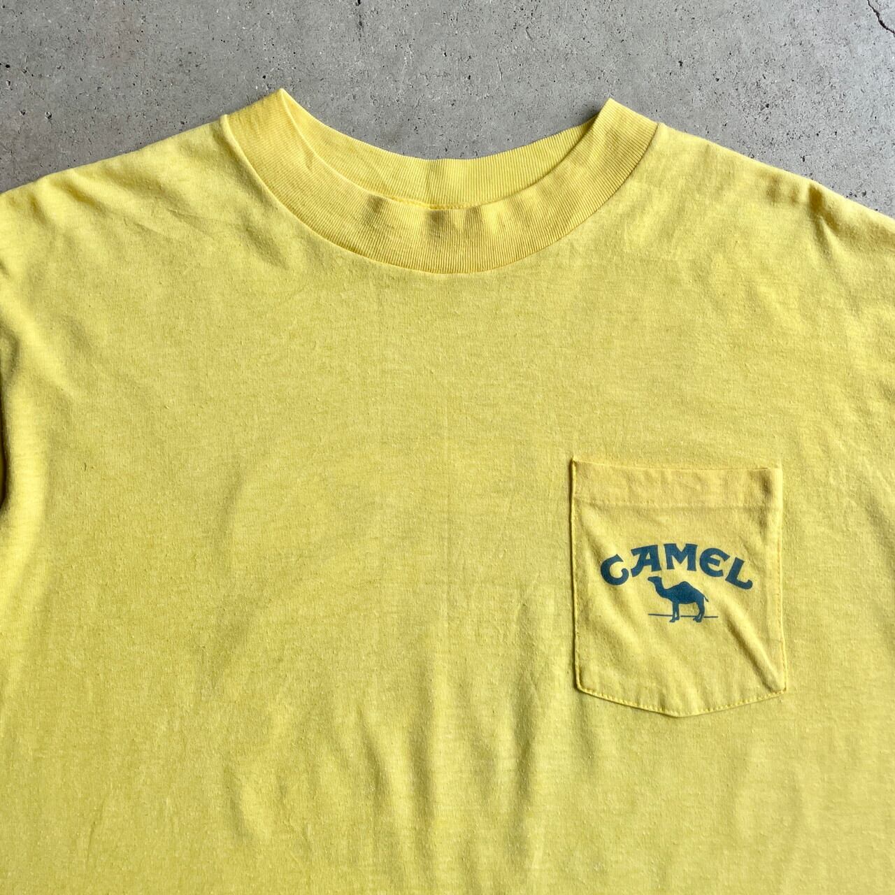80年代 CAMEL キャメル タバコ ポケットTシャツ メンズXL 古着 80年代 CAMEL キャメル タバコ ポケットTシャツ メンズXL 古着