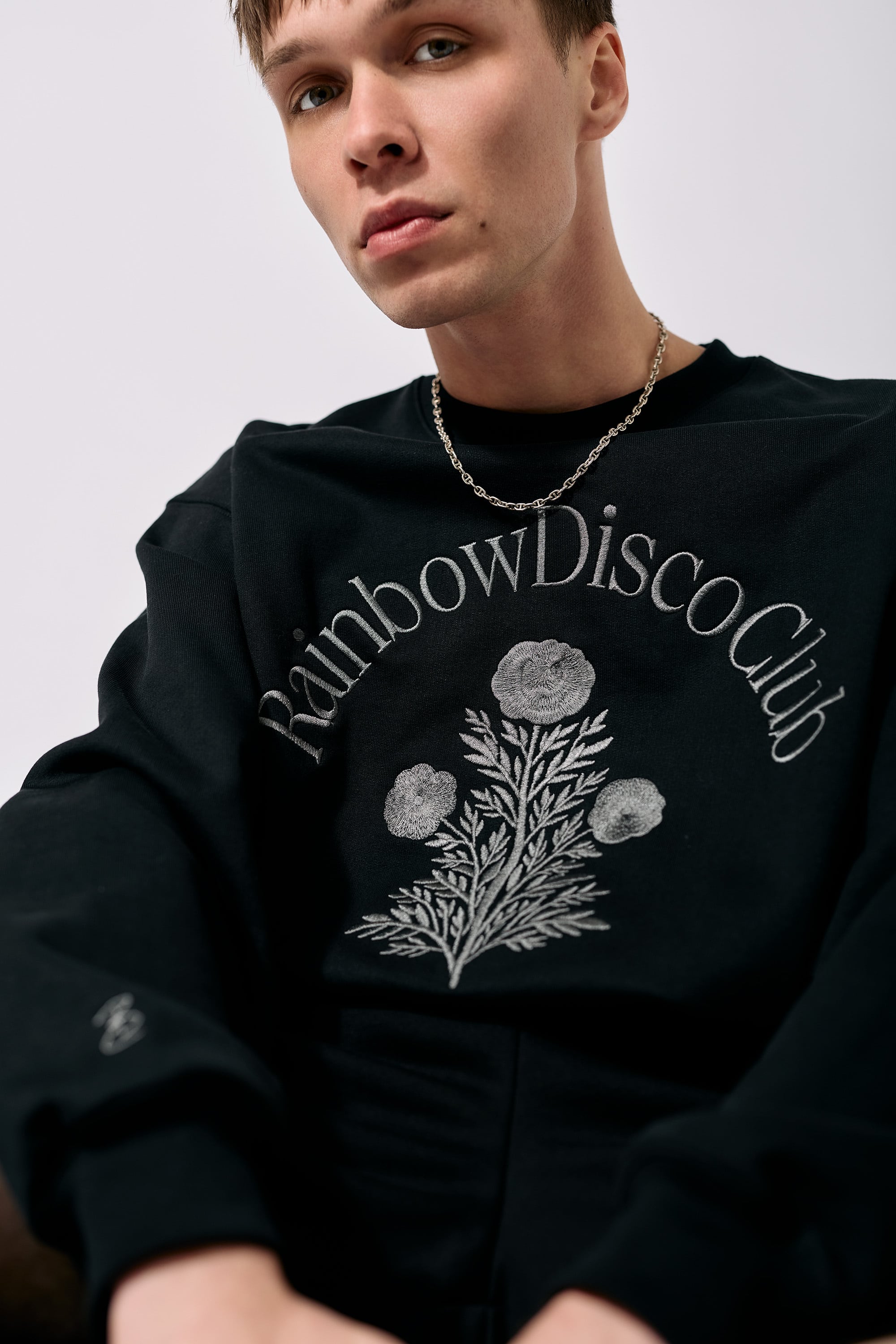 RDC × TRIBE WEAR KV Sweat | BLACK | Rainbow Disco Club