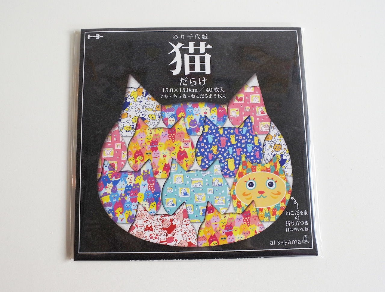 猫だらけ彩り千代紙