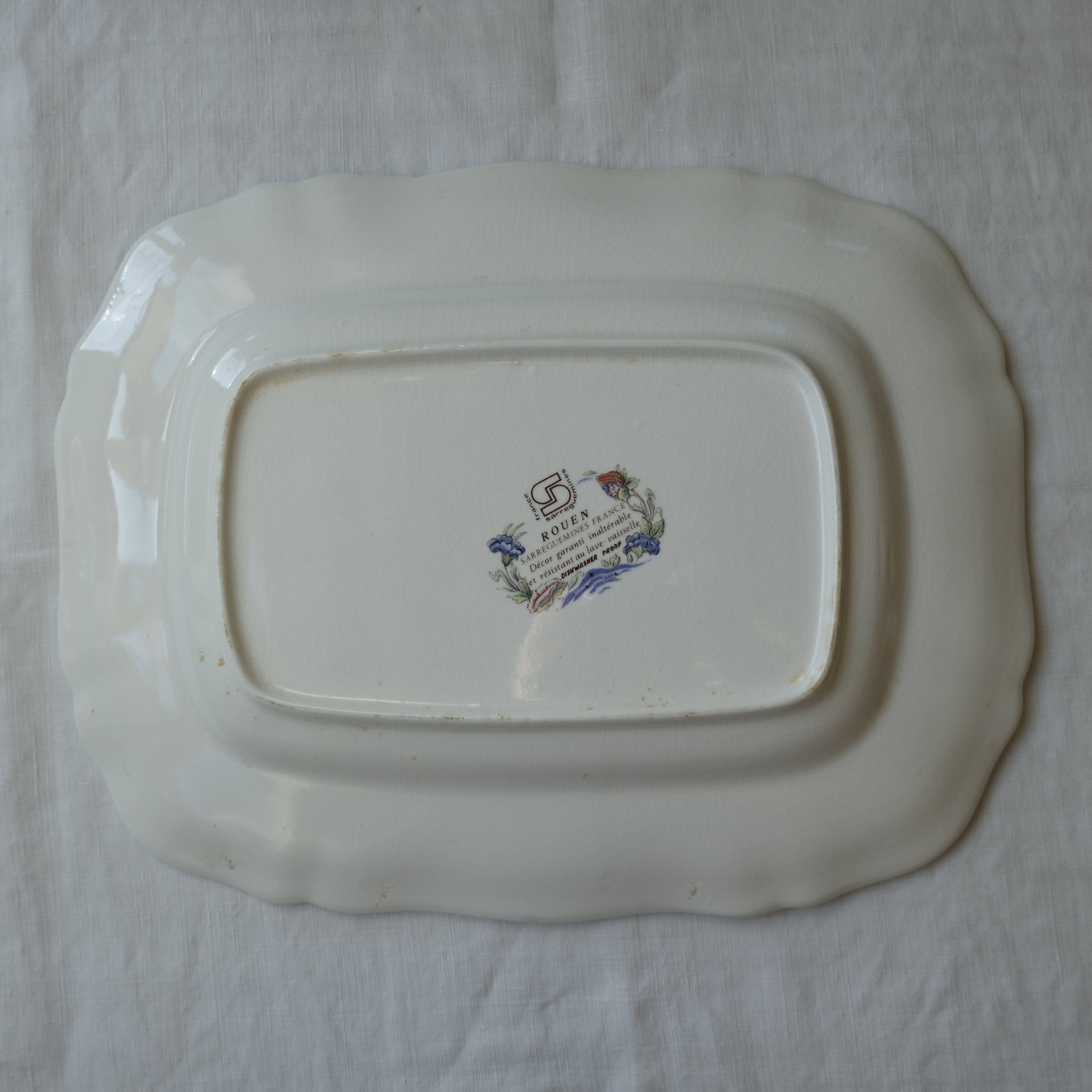 フランスアンティーク ♧ サルグミンヌ ミントン218 ♧ スクエアプレート フランスアンティーク ♧ サルグミンヌ ミントン218 ♧ スクエア