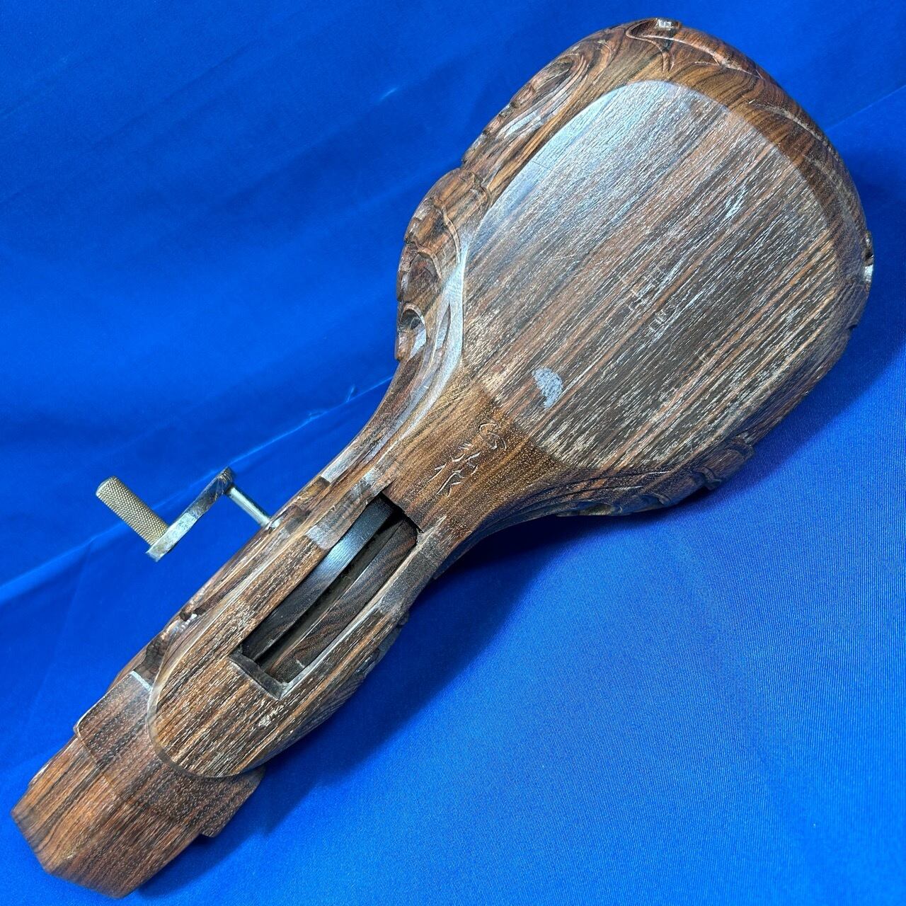 正広作 / 鶴亀墨壺 / 廻手・カルコ付き〈サイズ:尺四寸(420mm 正広作 / 鶴亀墨壺 / 廻手・カルコ付き〈サイズ:尺四寸(420mm