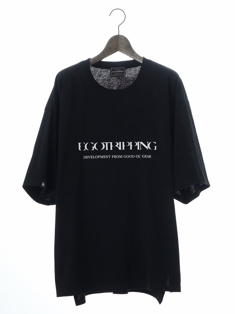 EGO TRIPPING (エゴトリッピング) PRINTTEE-A Tシャツ / BLACK 666606