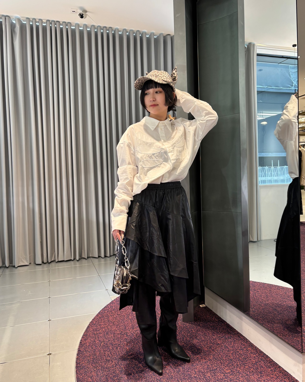 【26AW | WOMEN】Feng Chen Wang フェンチェンワン / スカート / Multi-Layered Midi Skirt　FWF22SK12 - 6