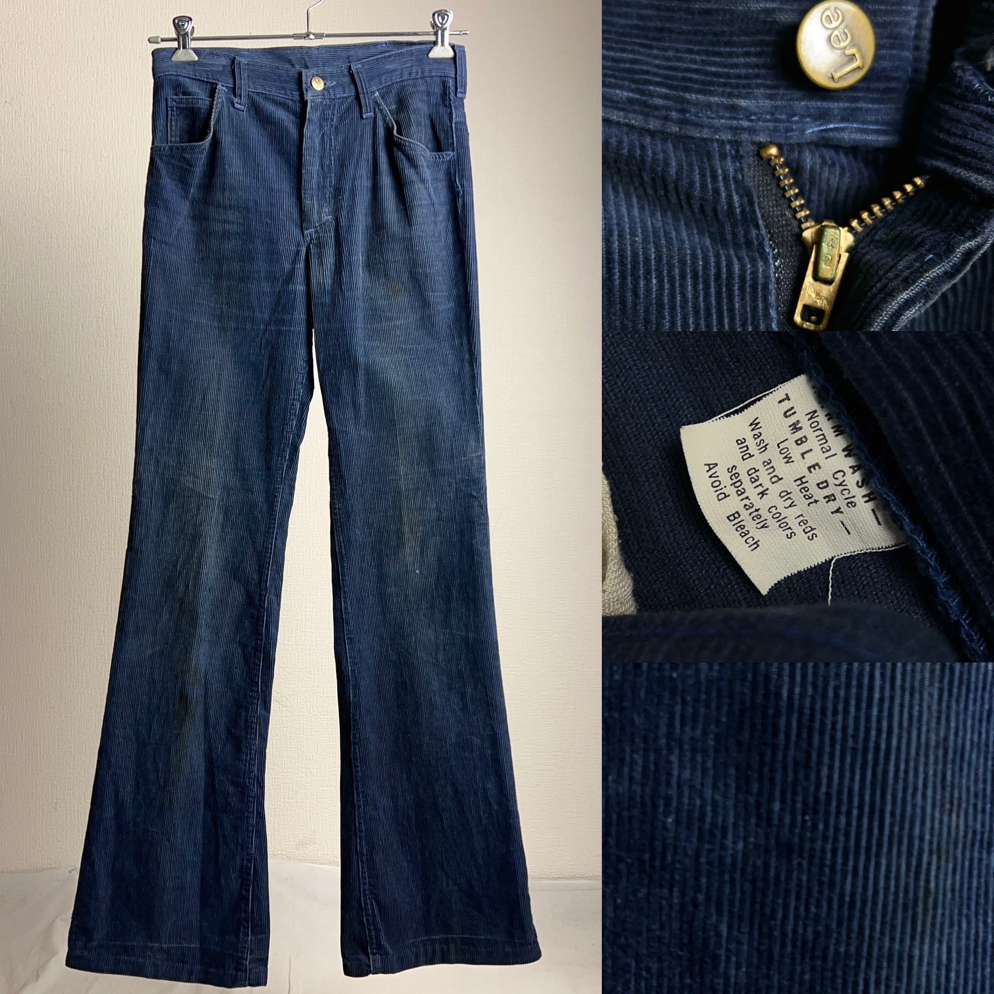 70's~80's Lee Flare Corduroy Pants W30 70年代 80年代 リー フレア  コーデュロイパンツ【1000A600】【送料無料】
