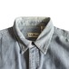 80's LLBean　エルエルビーン　ストライプシャツ　スナップボタン　シャツジャケット　M　メンズ　ワーク　ハンティング　デニム 商品写真2