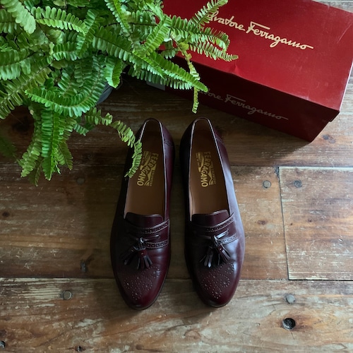 "SALVATORE FERRAGAMO" TASSEL LOAFER DRESS SHOES