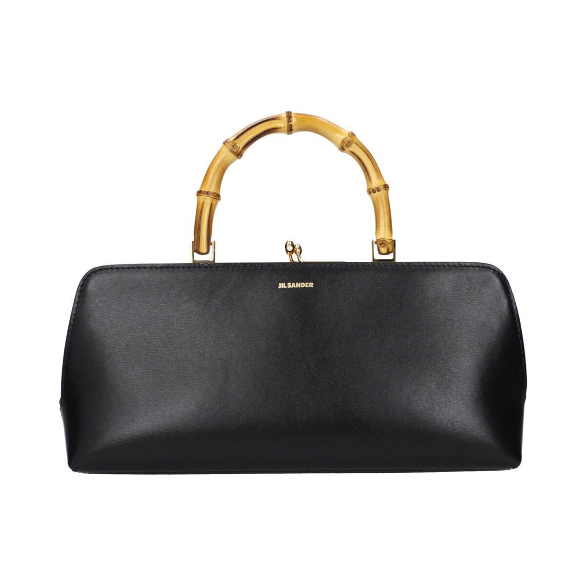 JIL SANDER ジルサンダー レディース ハンドバッグ レザー ブラック