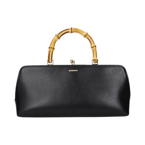 JIL SANDER ジルサンダー レディース ハンドバッグ レザー ブラック