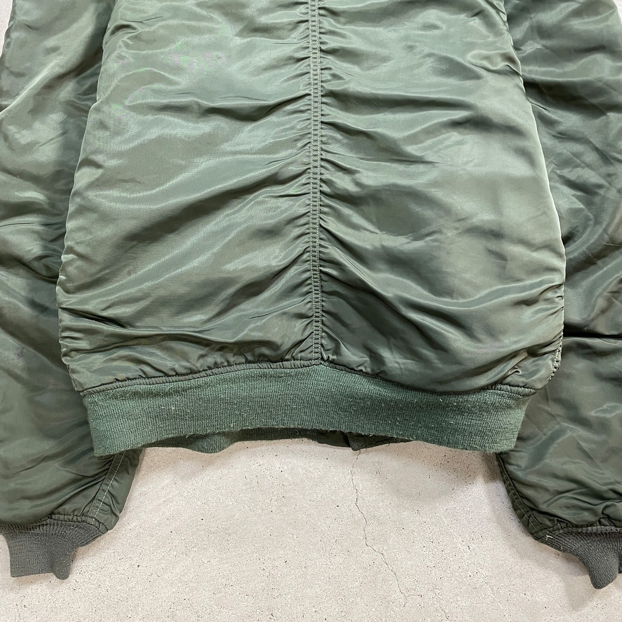 80年代 USA製 ALPHA アルファ N-2B フライトジャケット メンズL 古着 