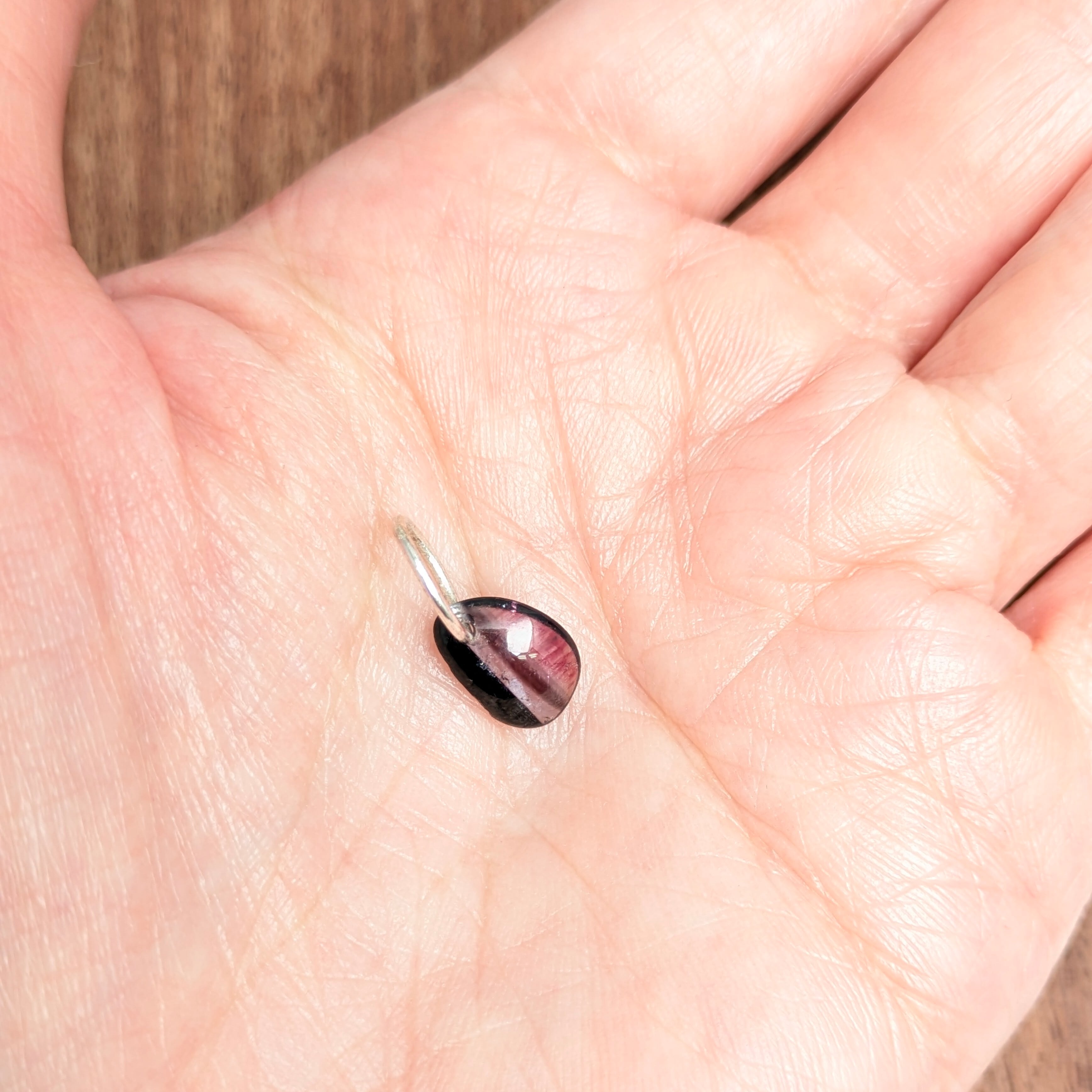 SILVERパーティカラードトルマリンチャーム ミャンマー・モゴック産