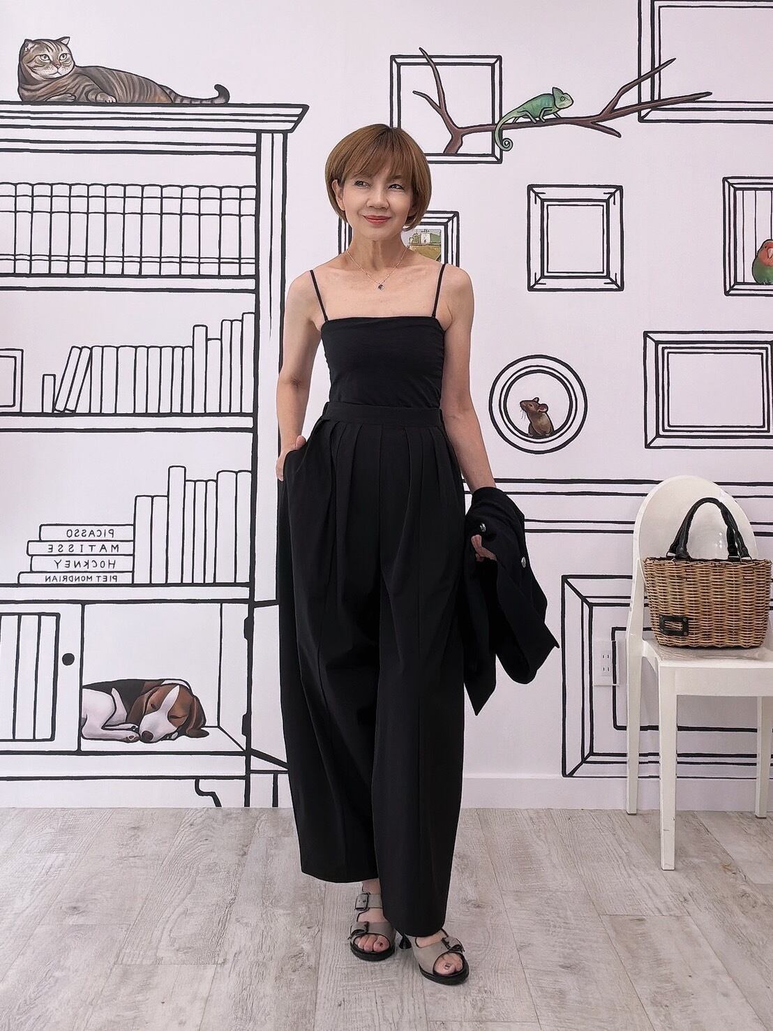 タックコクーンパンツ